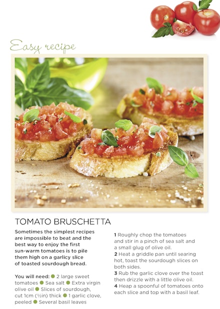 Easy recipe: tomato bruschetta Easy recipe: tomato bruschetta