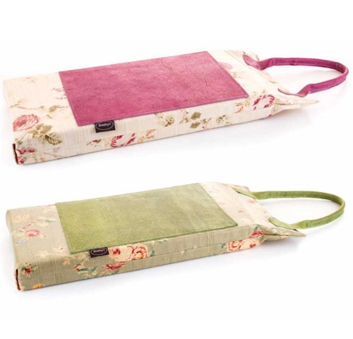 Bradleyu2019s Floral PU and Leather Garden Kneeler Bradleyu2019s Floral PU and Leather Garden Kneeler