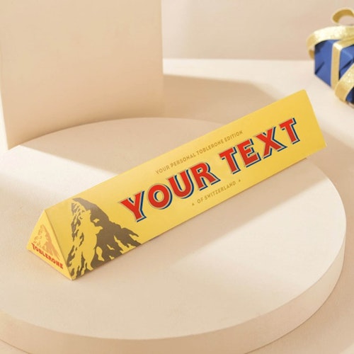 Personalised Toblerone