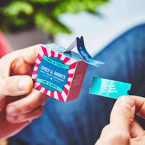 Personalised Couple's Date Night Dispenser