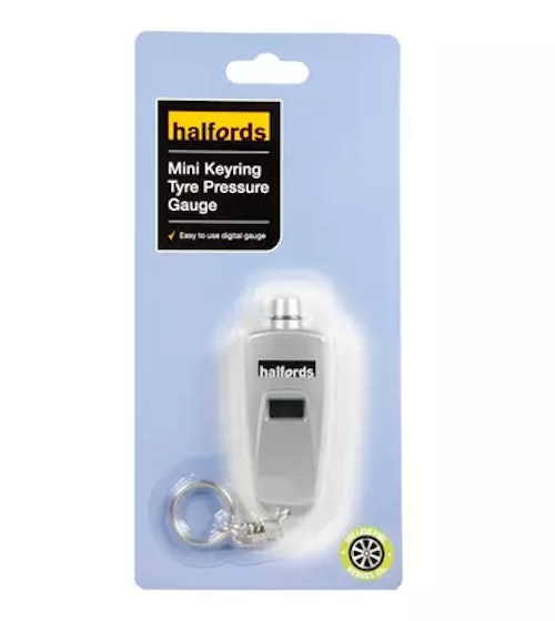 Halfords Mini Keyring Tyre Pressure Gauge