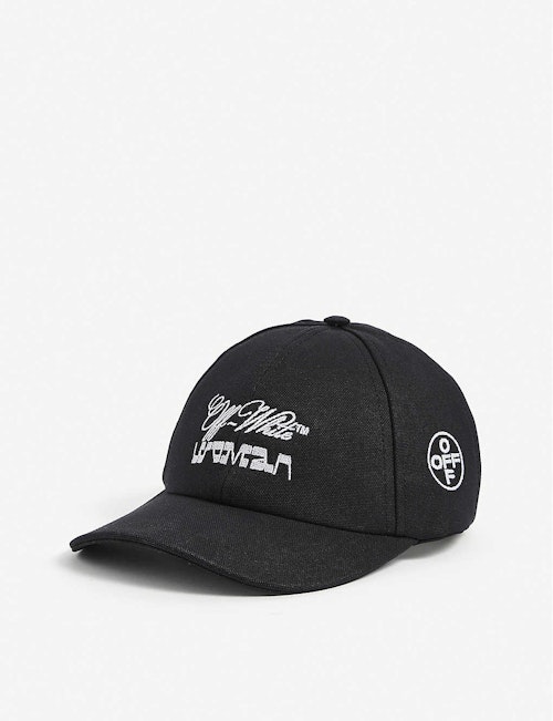 Off-White C/O Virgil Abloh, Embroidered Logo Cap, £180 at Selfridges