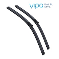 Vipa 500 Hatchback Oct 2007 Onwards Windscreen Wiper Blade Set