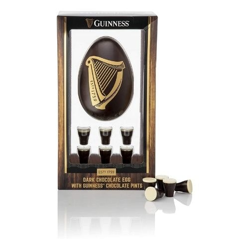 Guinness Dark Chocolate Easter Egg With Pints