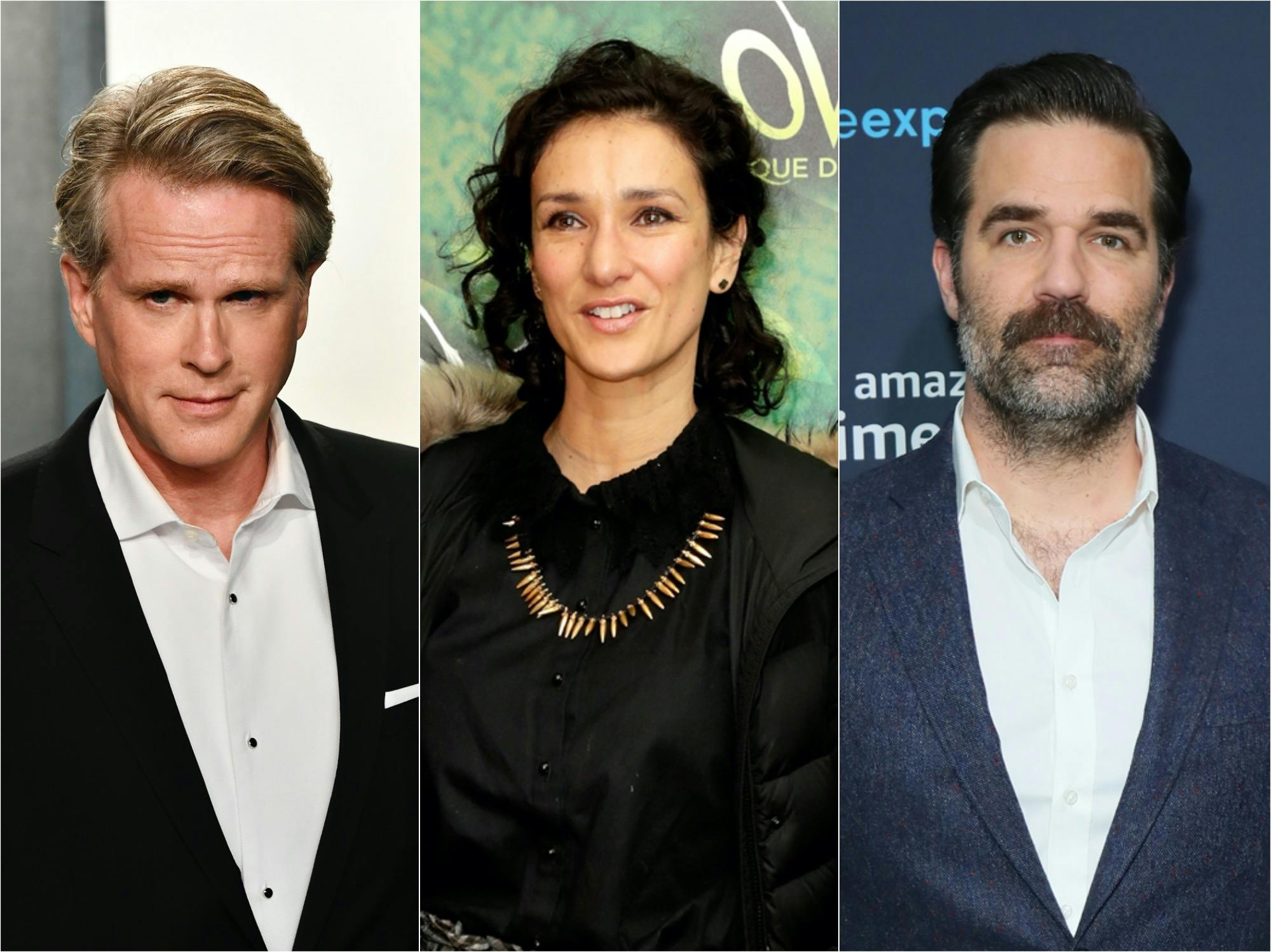 Cary Elwes, Indira Varma, Rob Delaney