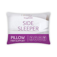 Snuggledown Side Sleeper White Pillow Firm Support