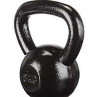 Amazon Basics cast-iron kettlebell