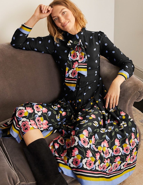 Boden, Claudia Midi Shirt Dress, WAS £140, NOW £84