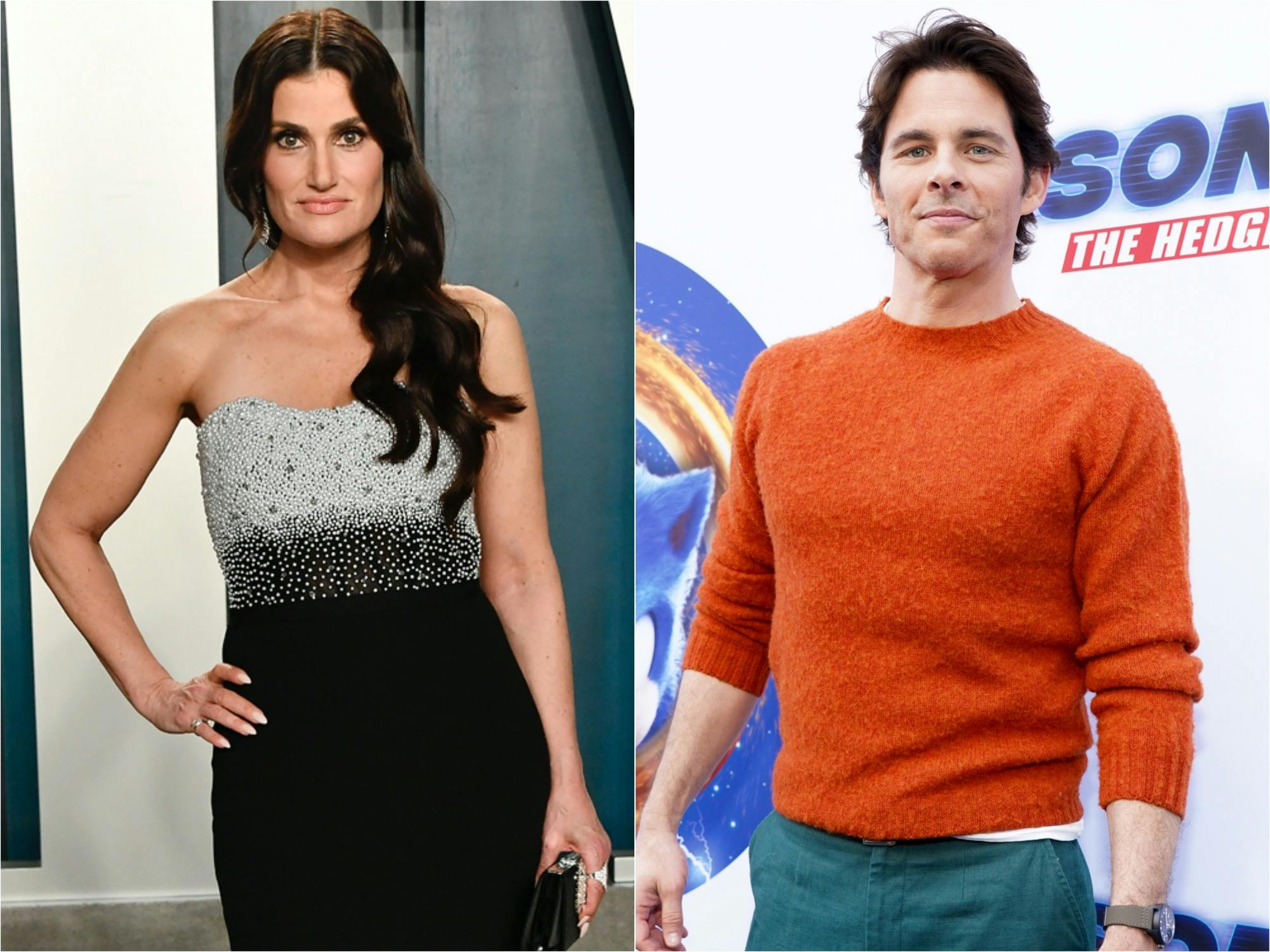 Idina Menzel, James Marsden