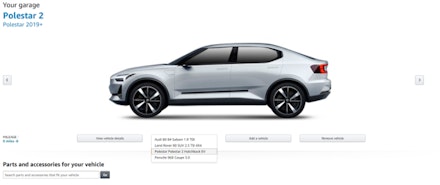 A Polestar 2 on Amazon Garage A Polestar 2 on Amazon Garage