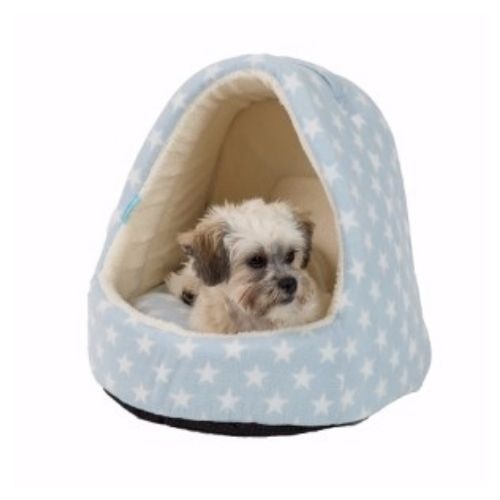 House of Paws Fleece Star Hooded Puppy Bed