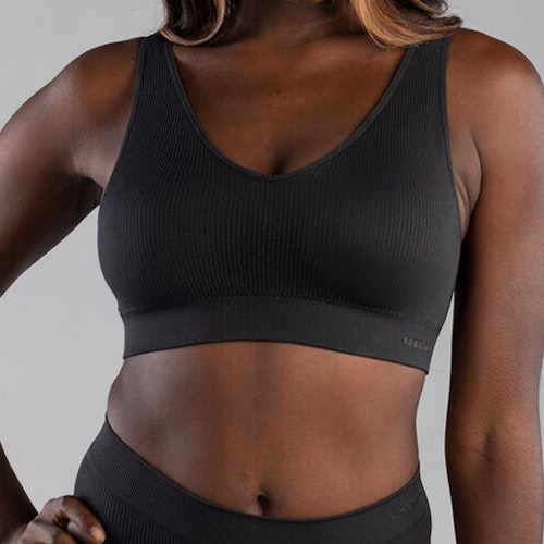Rib seamless lounge bralette
