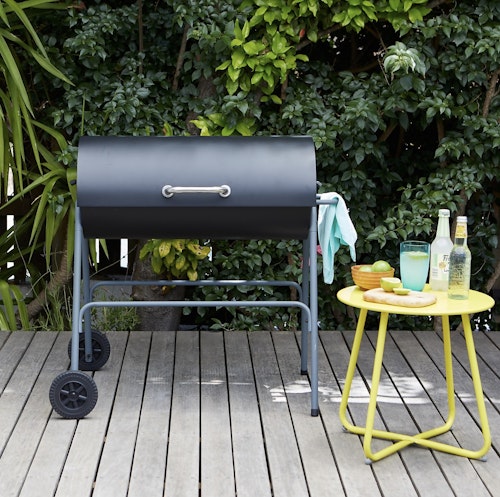 Texas Oil Drum Charcoal BBQ