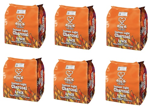 Instant Light Charcoal 12kg (12 x 1kg bags)