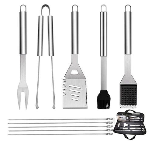 GQC 10PCS BBQ Grill Tool Set