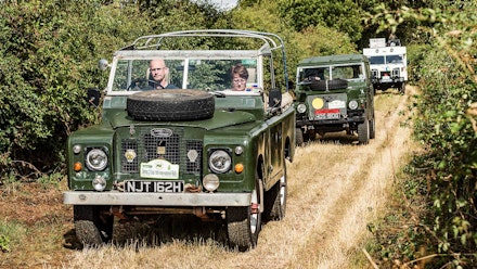 Series Land Rovers on a greenlane Series Land Rovers on a greenlane