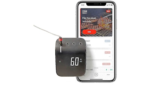 grilling hub for testing meat