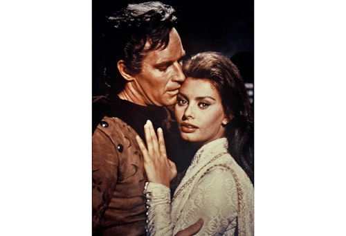 Sophia and Charlton Heston