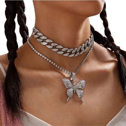 Women's Butterfly Pendant Necklace