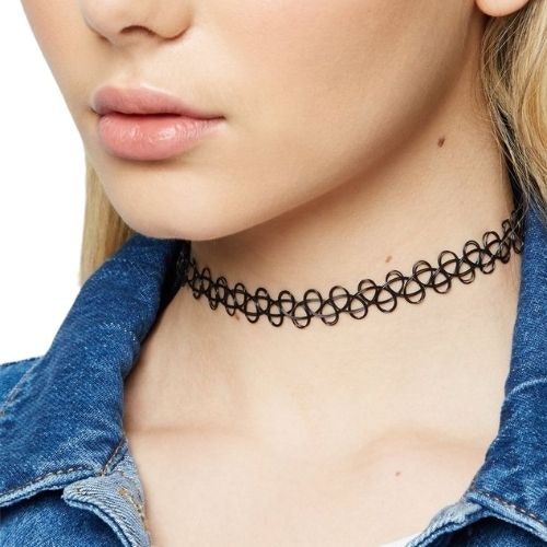 Black Stretch Tattoo Choker