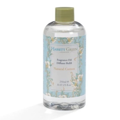 Hassett Green Fragrance Oil Reed Diffuser Refill in Natural Cotton