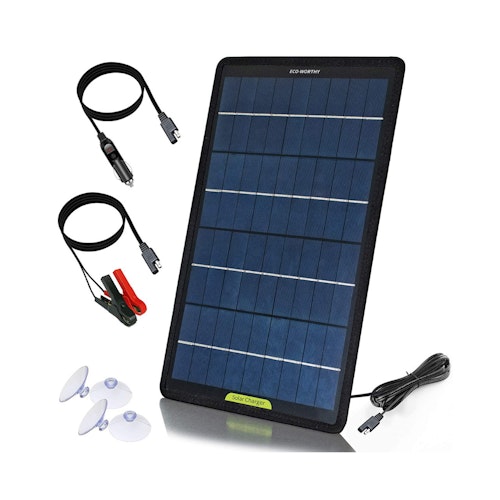 Eco-Worthy 12V Portable Solar Panel Battery Maintainer