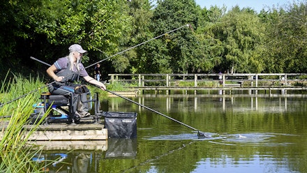 Emma Harrison at Blundells Fishery Emma Harrison at Blundells Fishery