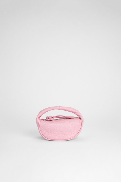 By Far, Micro Cush Peony Flat Grain Leather, £230