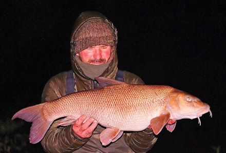 A 17lb 3oz barbel was more than worthy of a weekly award A 17lb 3oz barbel was more than worthy of a weekly award