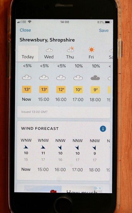 Watch the weather Watch the weather