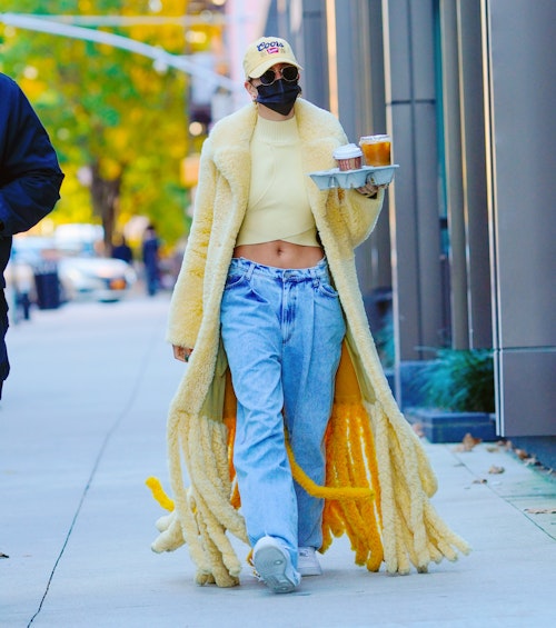 3. Hailey's Yellow Mop Look