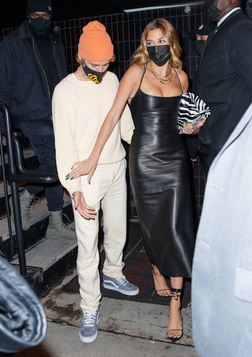 4. Hailey's Leather Dress Look