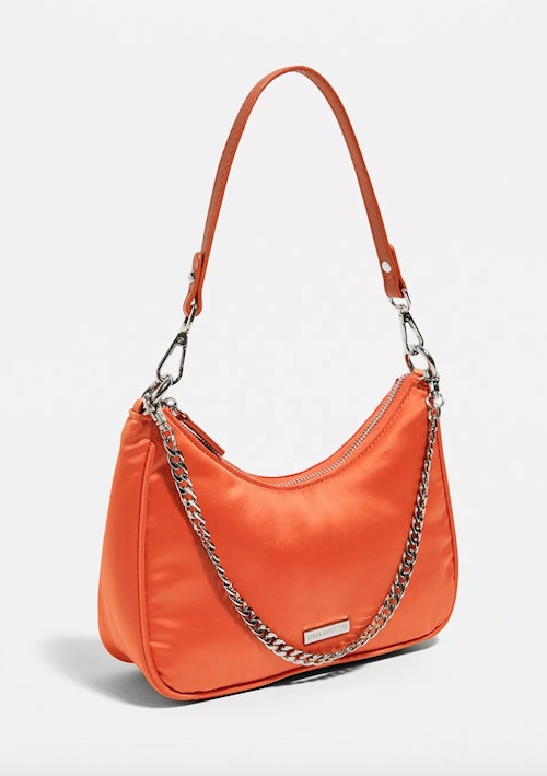 UO Chain Accent Croc Shoulder Bag