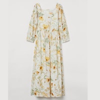 Crinkled long dress