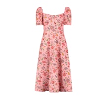 L.K.Bennett x Royal Ascot Pink Phelia Cotton Mix Dress