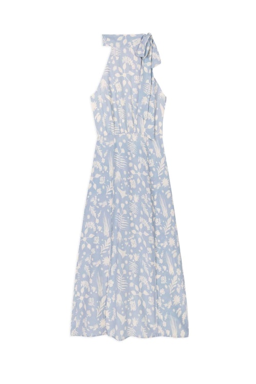 Rixo, Valerie Halter Neck Midi Dress, £295