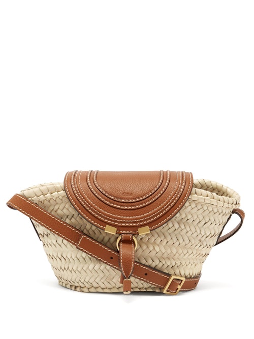 Chloé, Leather and Straw Basket Bag, £400