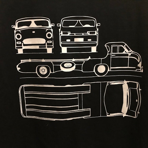 Mercedes u2018Blue Wonderu2019 Car Transporter T-shirt