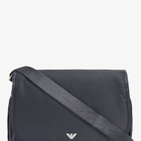 Emporio Armani, Logo-embellished woven changing bag, £180
