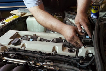 A car engine A car engine