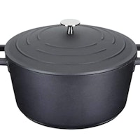 MasterClass Lightweight Casserole Dish with Lid Black