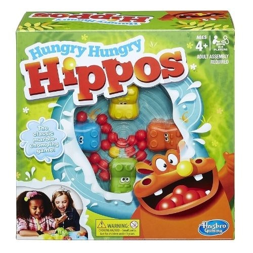 Elefun & Friends Hungry Hungry Hippos Game