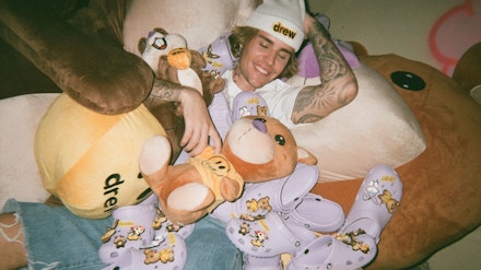 Justin Bieber's Drew House X Crocs collaboration Justin Bieber's Drew House X Crocs collaboration
