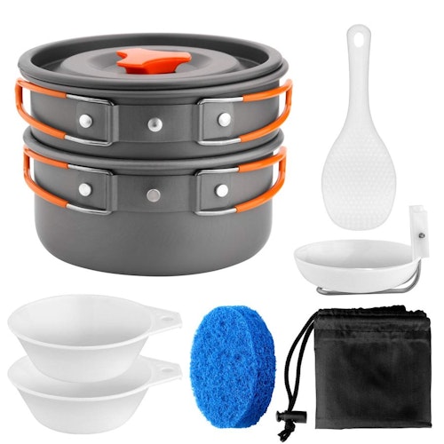 Odoland Camping Cookware Kit