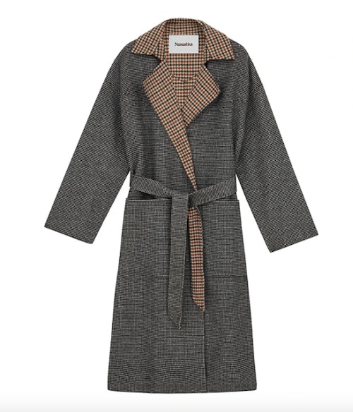 Nanushka, Reversible Oversized Robe Coat, £695