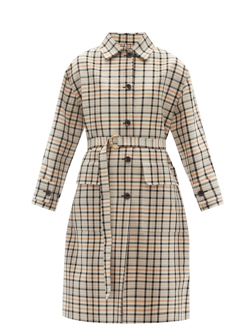 Another Tomorrow, Reversible Checked Organic-Cotton Trench Coat, £1,250