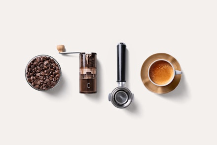 A selection of tools used to make coffee A selection of tools used to make coffee