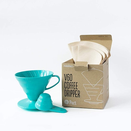 Hario V60 Teal Coffee Dripper Kit