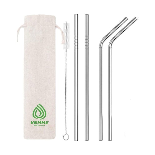 VEHHE Stainless Steel Drinking Straws