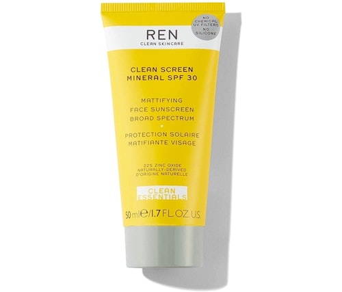 REN Clean mineral sunscreen